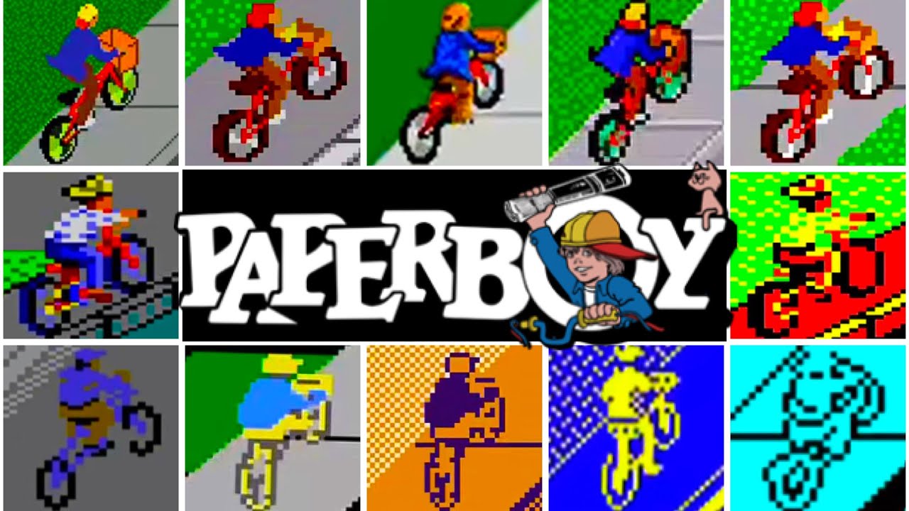 Paperboy(1985) Versions Comparison|Ports Evolution|HD