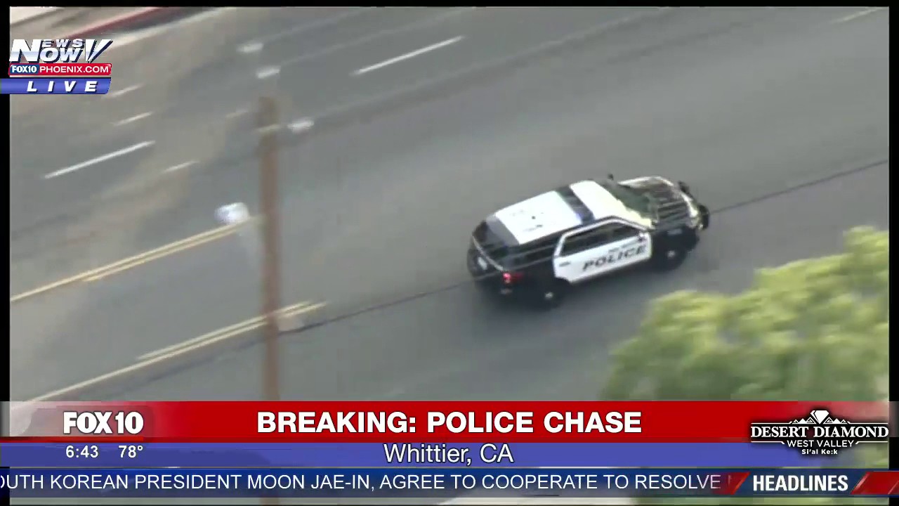 WATCH: WILD Police Chase In California (FNN)
