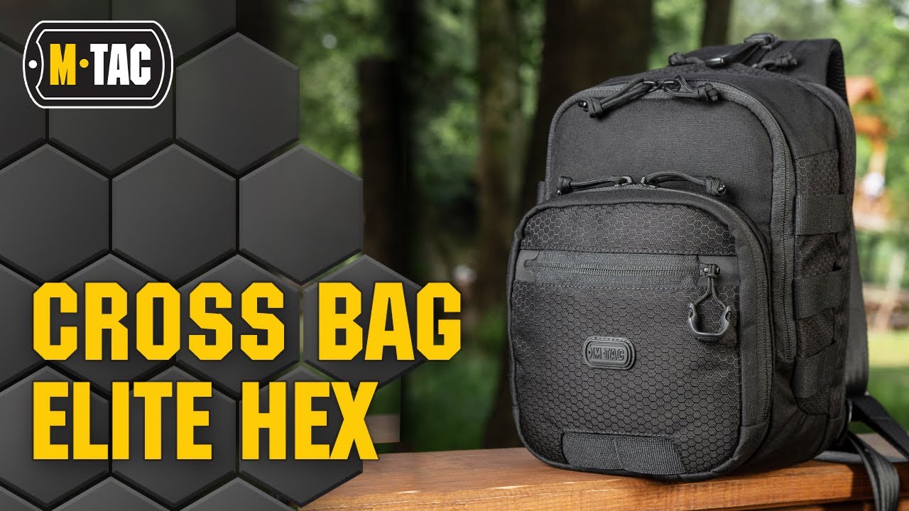 M-TAC СУМКА CROSS BAG ELITE HEX BLACK