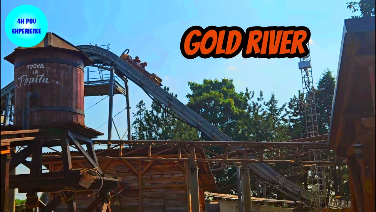 Gold River on ride POV - Leolandia