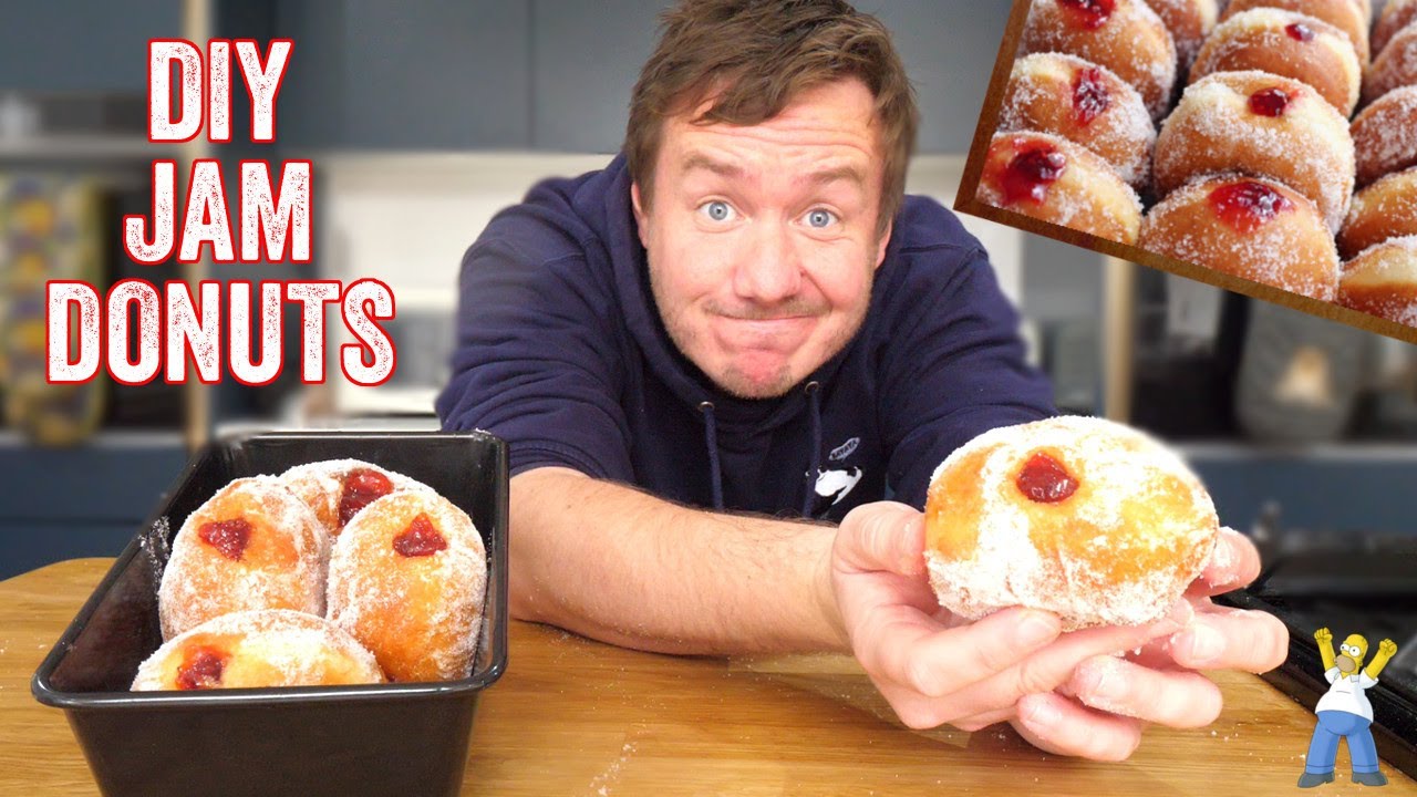 Homemade Jam Donuts Recipe
