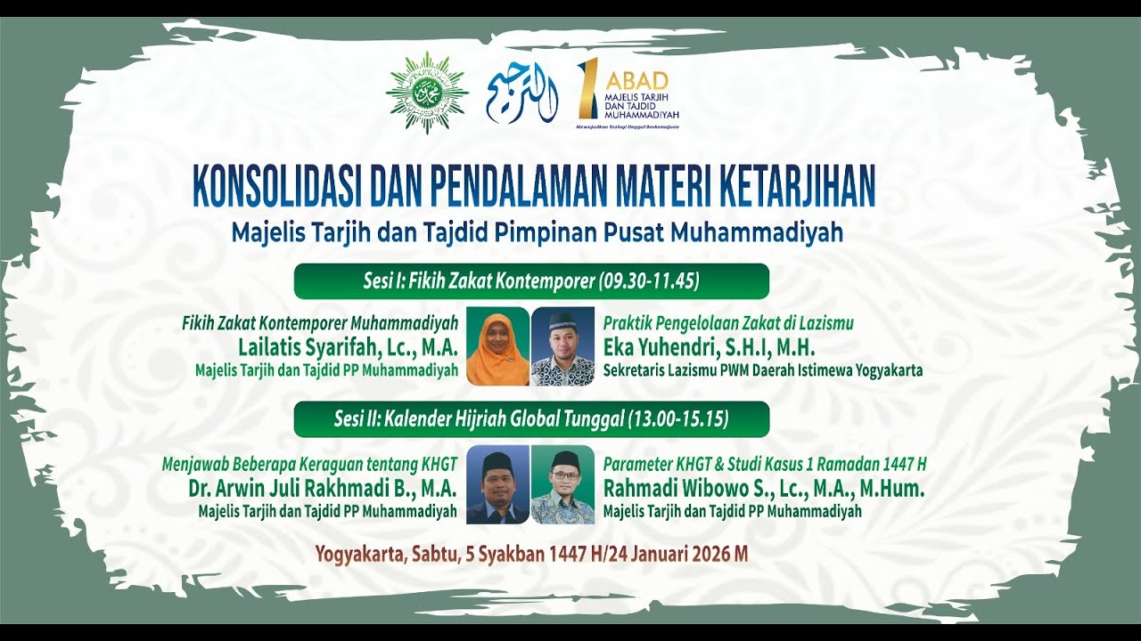 Konsolidasi dan Pendalaman Materi Ketarjihan Majelis Tarjih dan TajdidPimpinan Pusat Muhammadiyah