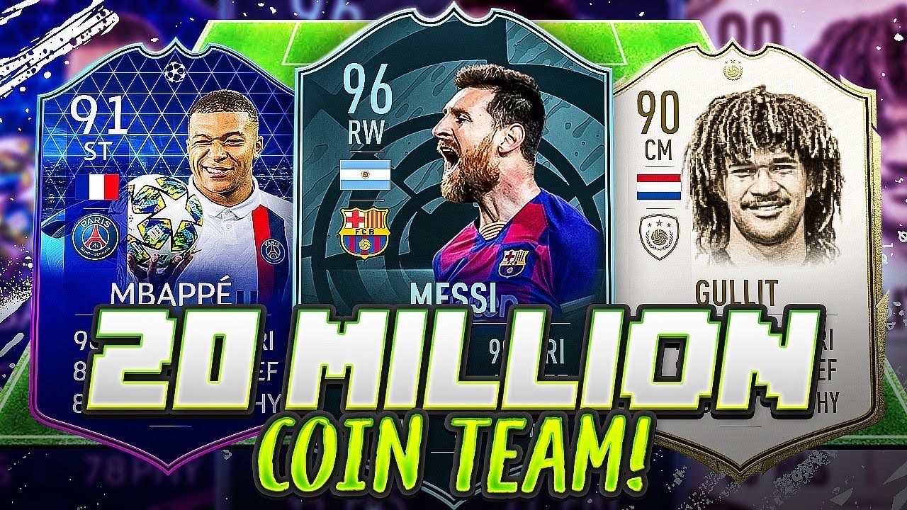20 MILLION COIN TEAM IN FIFA 20!