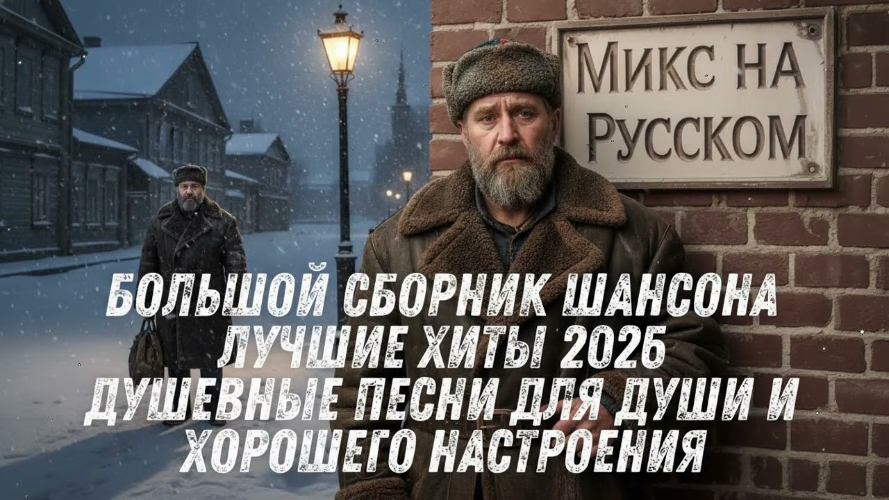 ❄️ Зимние хиты шансона – душевные песни для спокойствия и размышлений