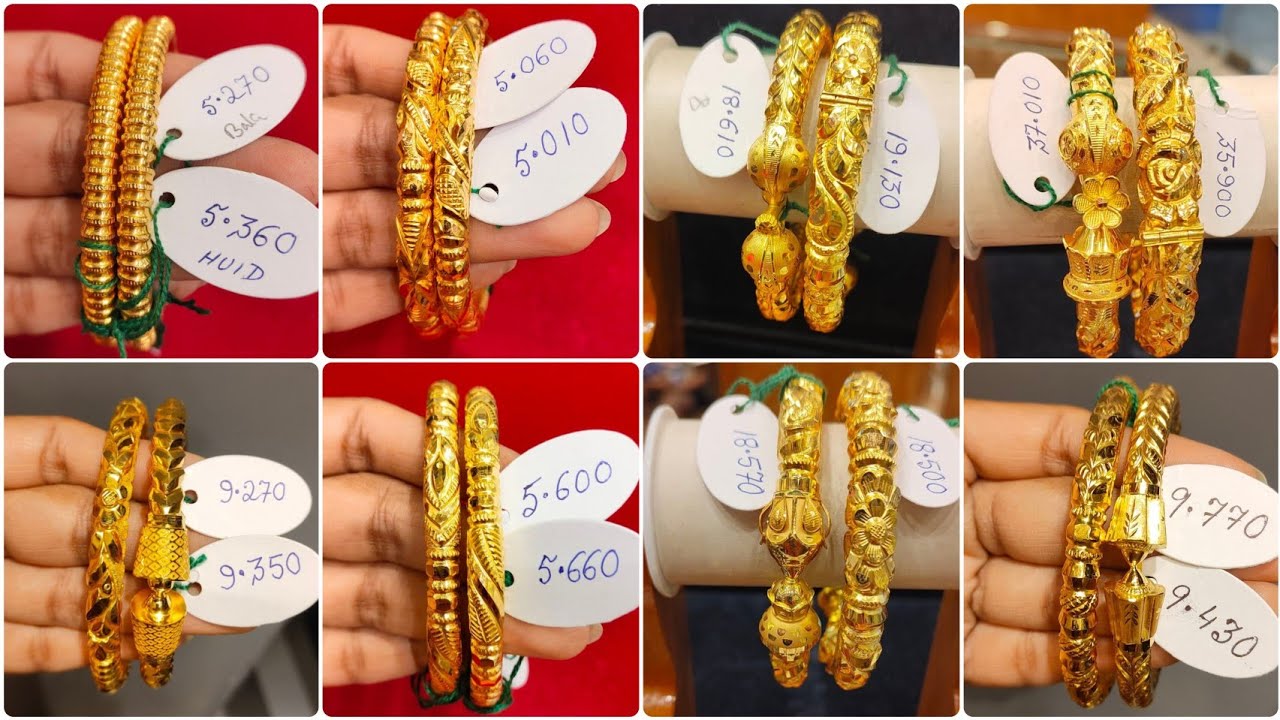 Gold Bangles Designs 2025 With Price / Latest Gold Churi Designs/ Ruli bala designs||