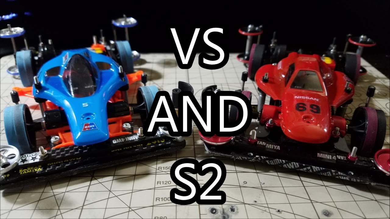 【ミニ四駆】Tamiya Mini 4WD Racing: VS and S2