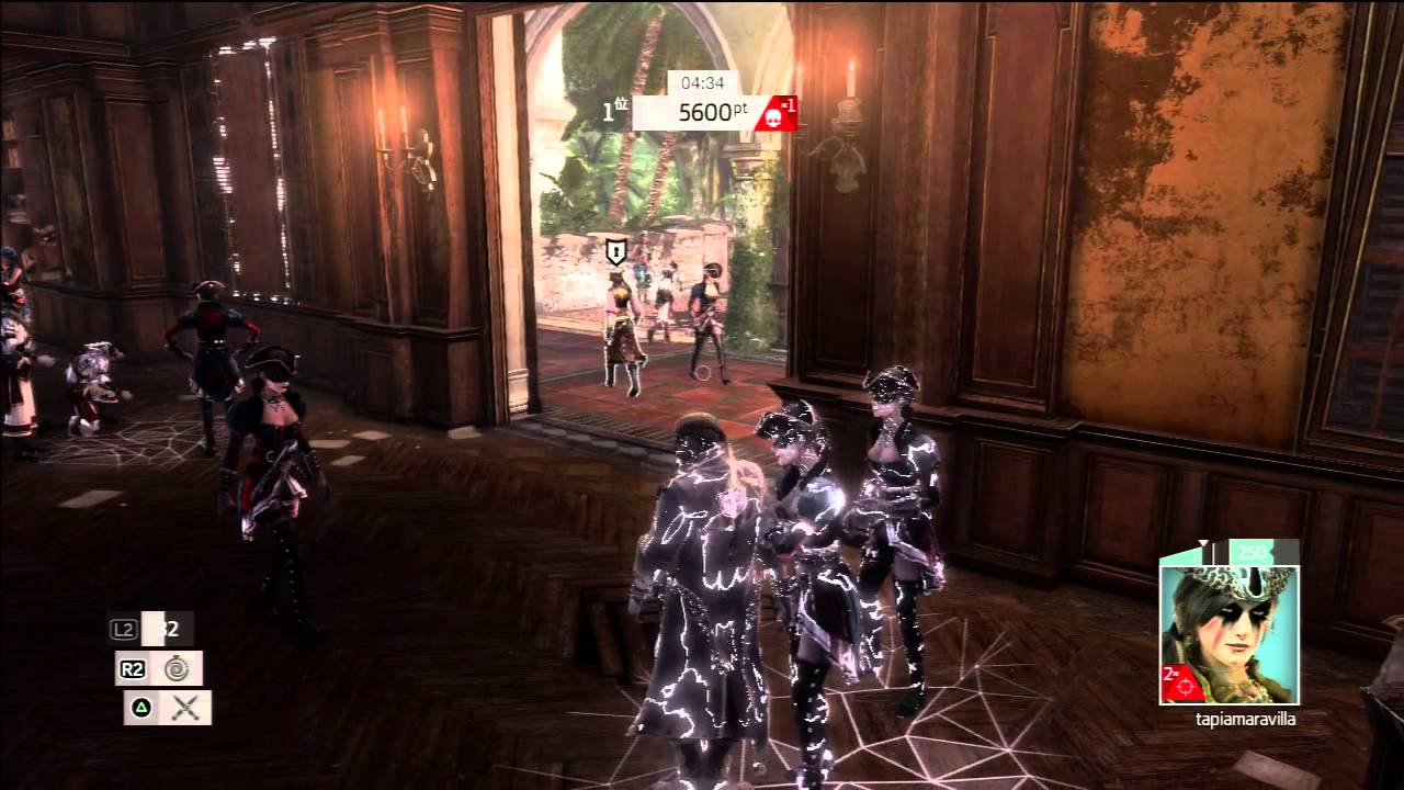 Assassin's Creed 4 Multplayer Gameplay - Deathmatch #13 Portobelo DM2(アサシンクリード4 マルチプレイ14 デスマッチpart9)