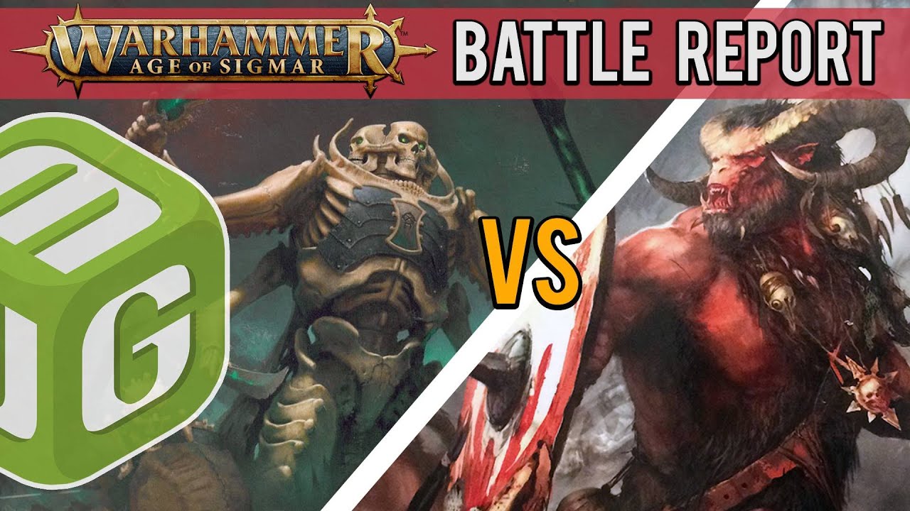 Ossiarch Bonereapers vs Beast of Chaos Age of Sigmar Battle Report Ep 38