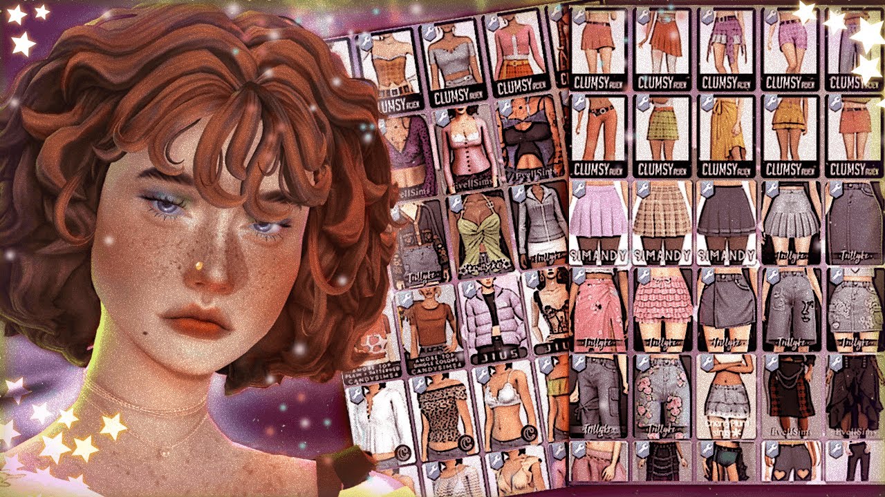 💜 MEGA PACK DE ROUPAS FEMININAS MAXIS MATCH 👗💜 (200+) DOWNLOAD | The Sims 4