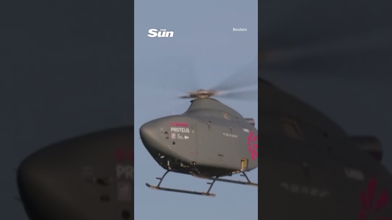 New Royal Navy autonomous helicopter completes first flight