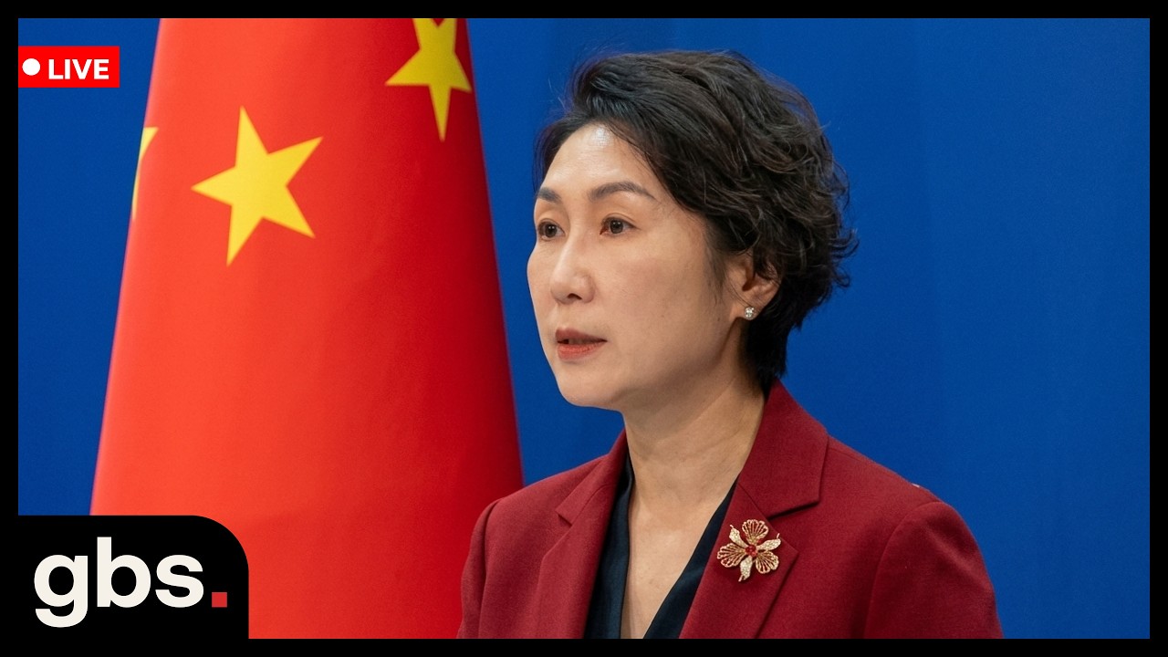 LIVE: China Foreign Ministry Holds Daily News Conference in Beijing | GBS News | AC1C