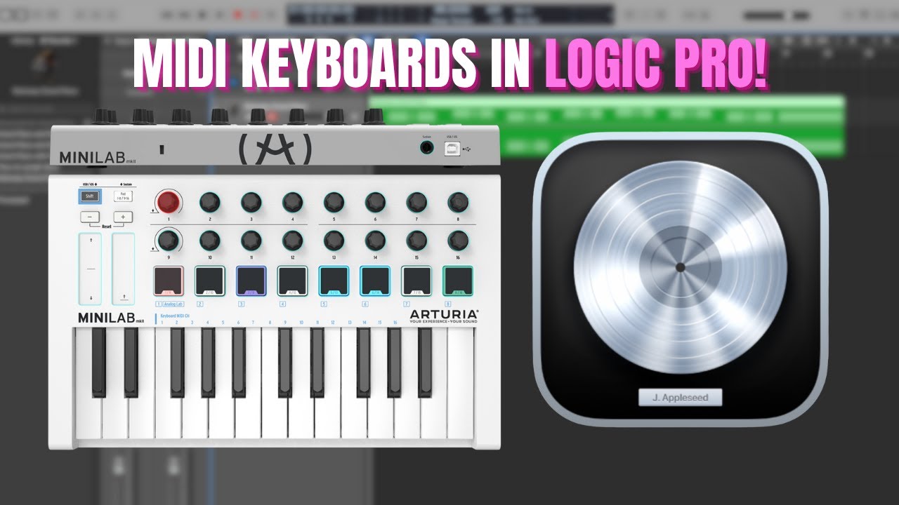 Настройка MIDI-клавиатуры в Logic Pro