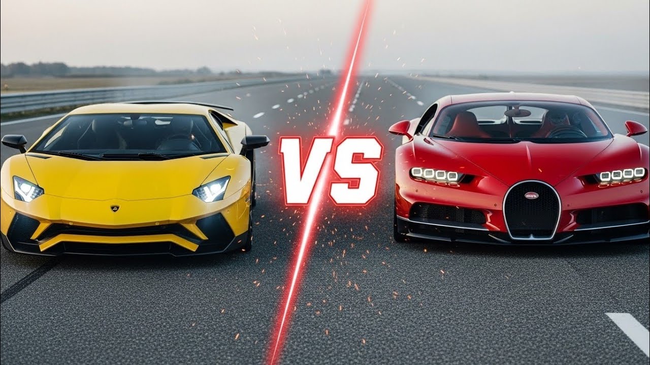Lamborghini vs Bugatti | Ultimate Supercar Drag Race | Who Wins?