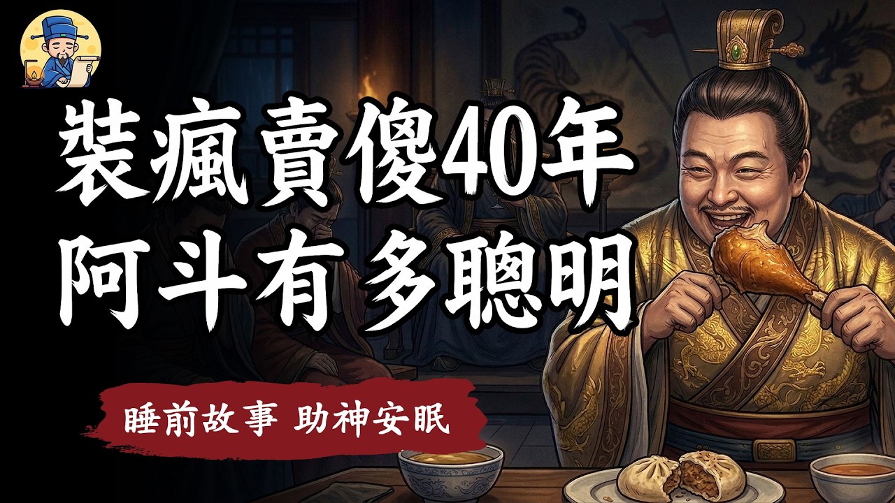 裝瘋賣傻40年！一句「樂不思蜀」騙過全天下，扶不起的阿斗到底有多聰明？ ｜睡前故事，安神助眠