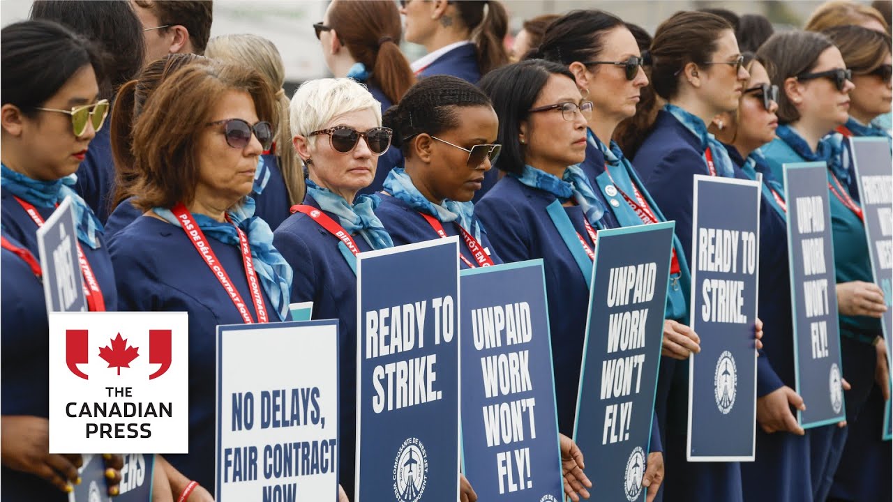 The latest: WestJet flight attendants go on strike