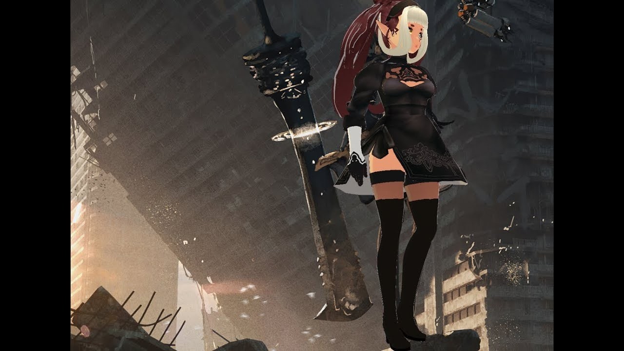 Spring Cleaning | Day 15 | Blind Playthrough | Make-up NieR Onomatopoeia Fishing & Fighting
