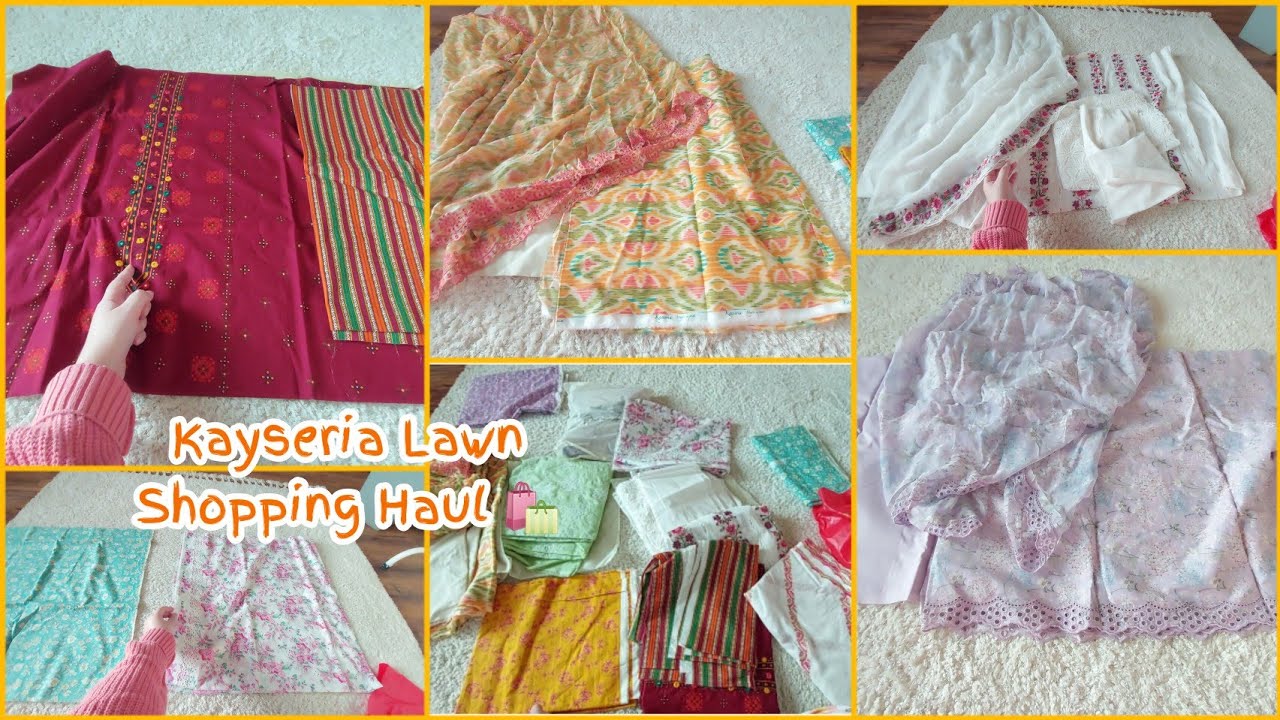 Kayseria Lawn Shopping Haul 🛍 - #shopping #kayseria #lawn