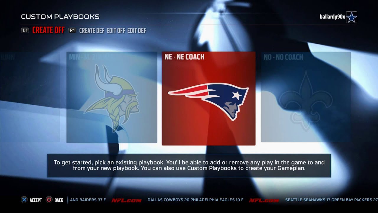 The Top 5 Offensive Playbooks in Madden 16