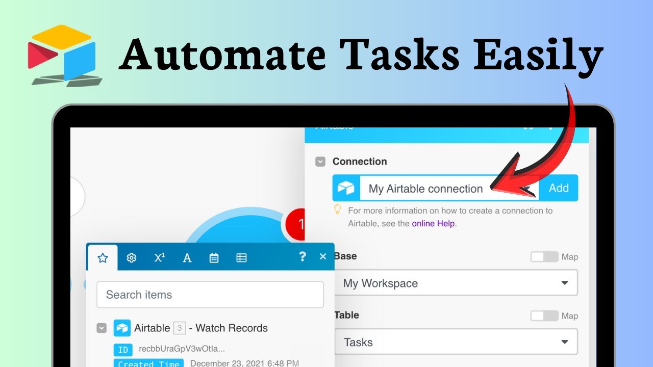 How to connect Airtable to Make (Workflow Connected)