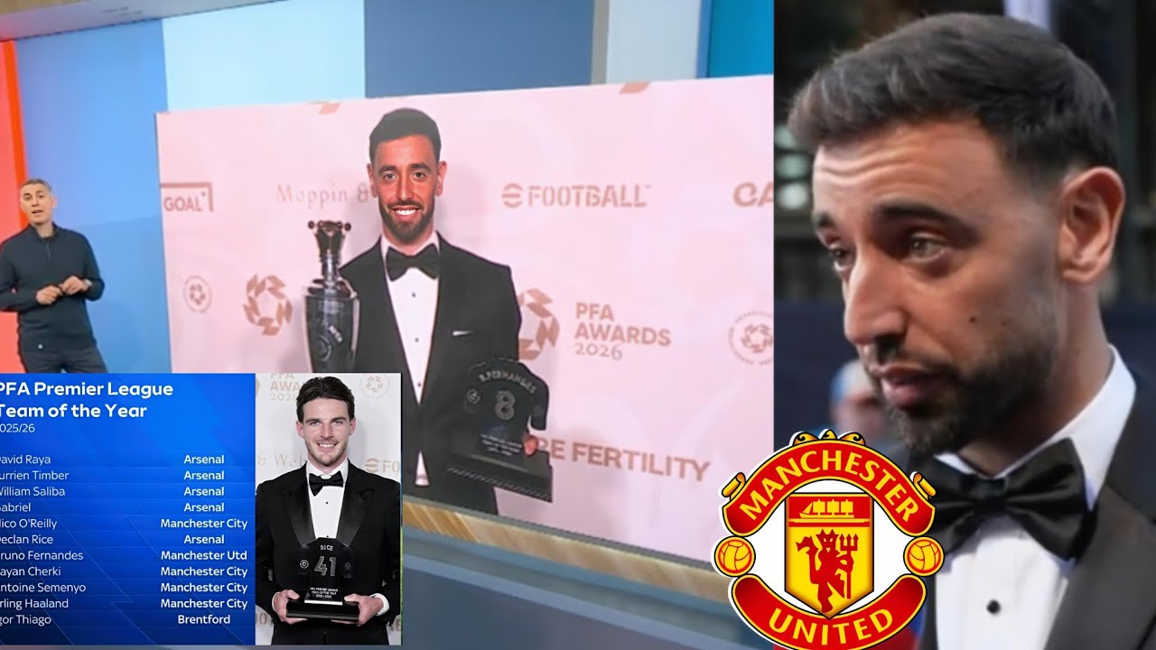 BRUNO FERNANDES IS PFA PLAYER OF THE YEAR! 👑😱 FULL REACTIONS