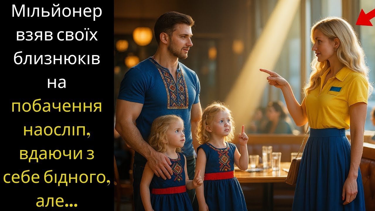 ❤️Мільйонер взяв своїх близнюків на побачення наосліп, вдаючи бідного, але...