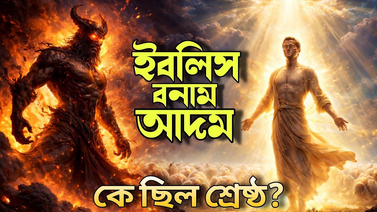 ইবলিসের পতন ও আদমের সৃষ্টি: জান্নাত থেকে পৃথিবী পর্যন্ত মহাপরীক্ষা | Islamic Story