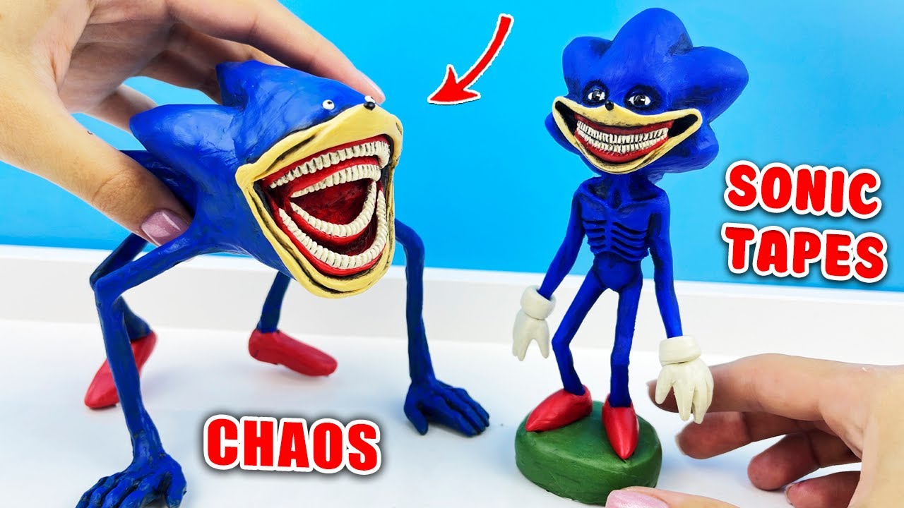 Making Evanimas!Sonic, or Shinic ☀ CHAOS - The Sonic Tapes with clay