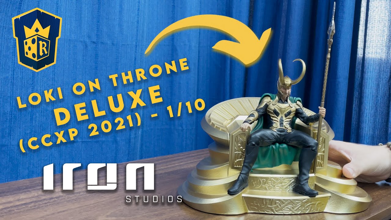 Unboxing Loki on Throne (Deluxe) 1/10 - Iron Studios