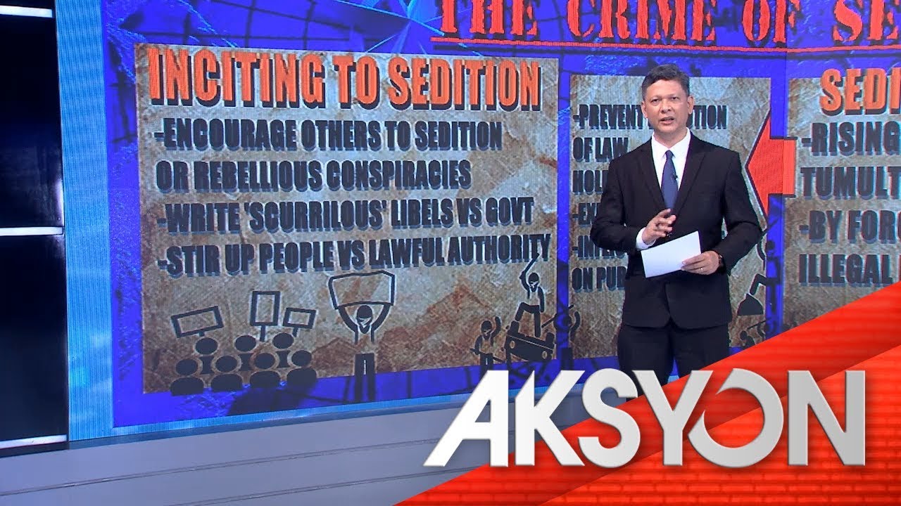 EXPLAINER | THE CRIME OF SEDITION