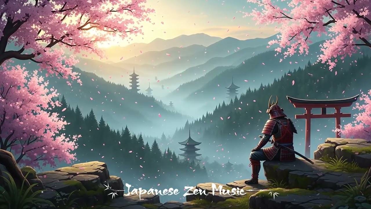 Warriors breathed slow - Japanese Zen Music (4444 Seconds) for safe sleep