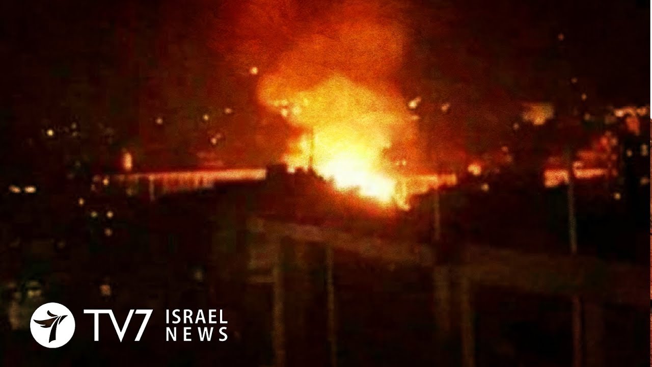 Israel destroys Iranian weapons shipment in Damascus - TV7 Israel News 17.09.18