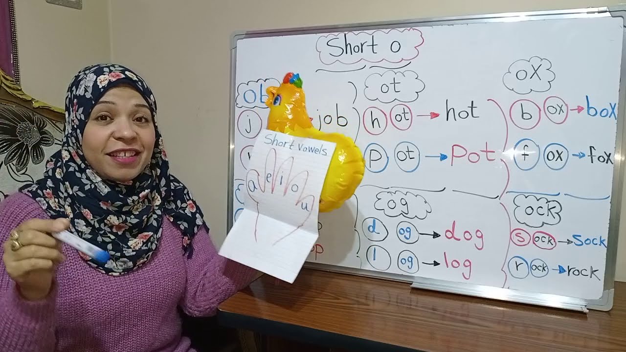 short vowels:  short O