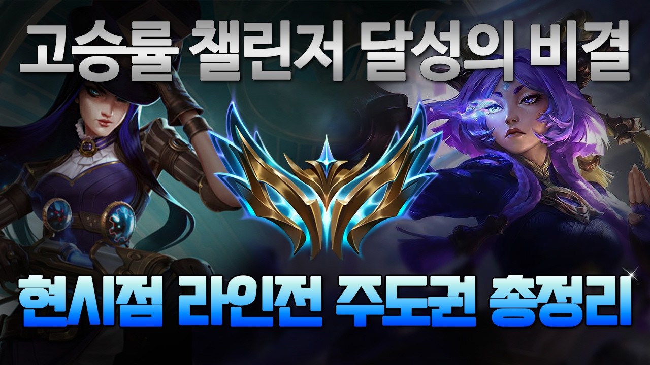고승률 챌린저 달성의 비결【현시점 라인전 주도권 총정리】📌《지금까지 주도권 사용법을 잘못 알고 계셨습니다》📌
