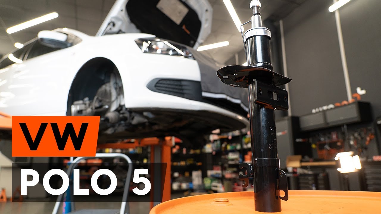 Wie VW POLO 5 Limousine vorderes Federbein wechseln [AUTODOC TUTORIAL]