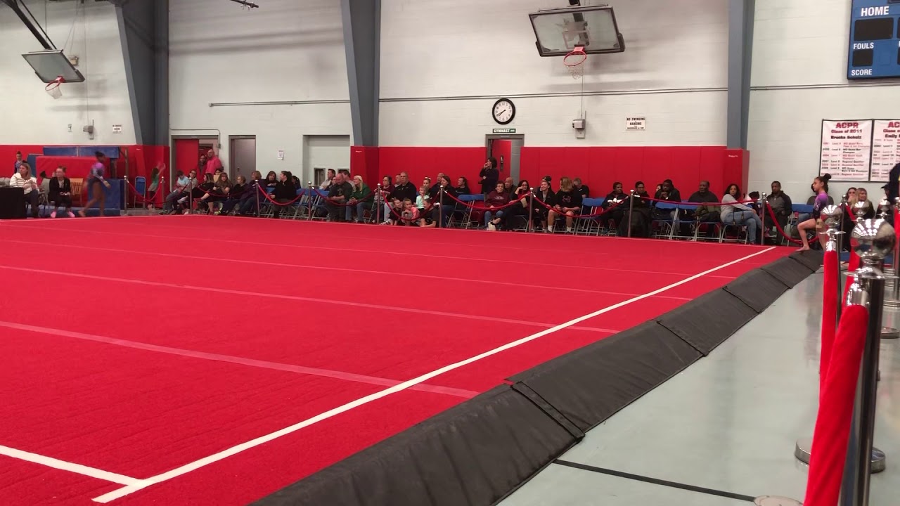 Bazil 1st Optional Floor Routine Ever! L7 gymnastics. 9.325