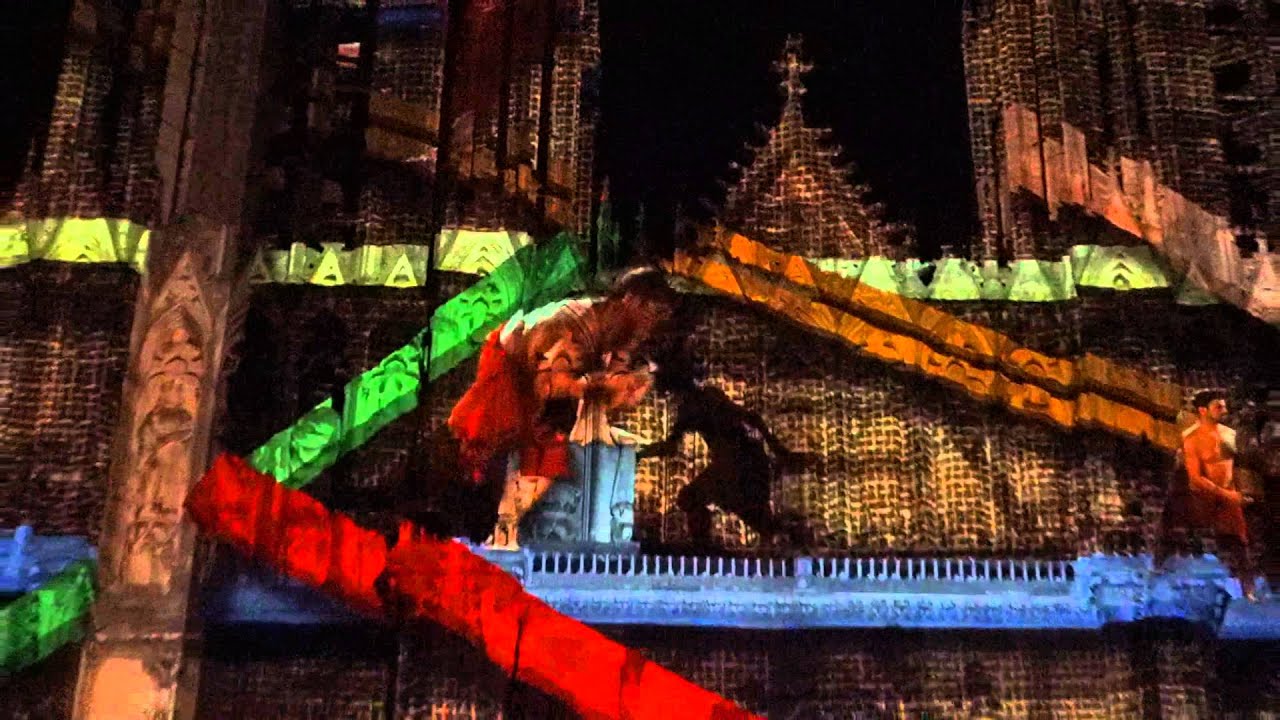 Sound and Light Show on the Reims Cathedral