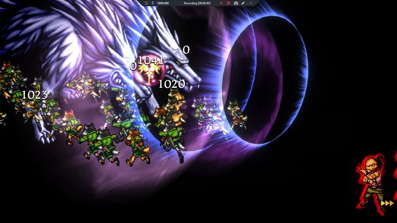 Gengen X Gabocha Unity Attack ( Kobold Army ) VS Last Wolf #suikoden2 #suikodenhdremaster #gameplay