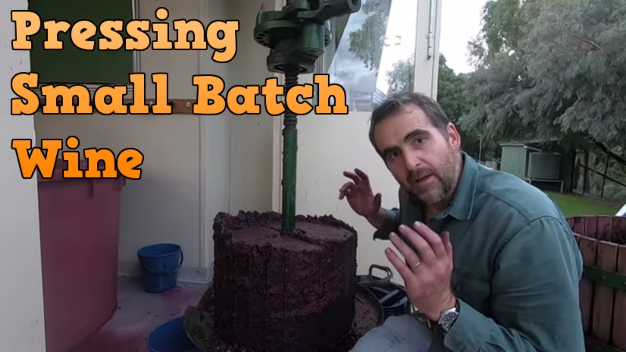 Pressing Small Batch Wine