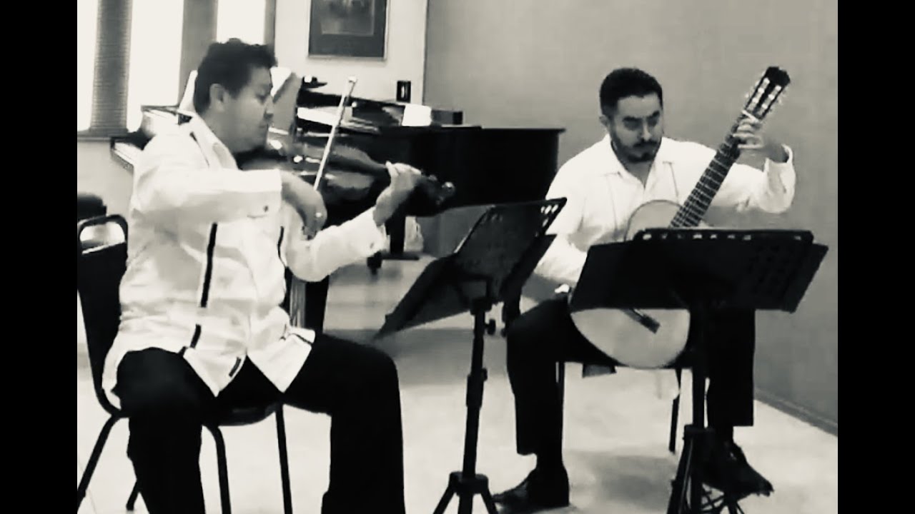 Sonata Concertata  by Paganini Violin: Tonatiuh Bazán Guitar: Raúl Reyes