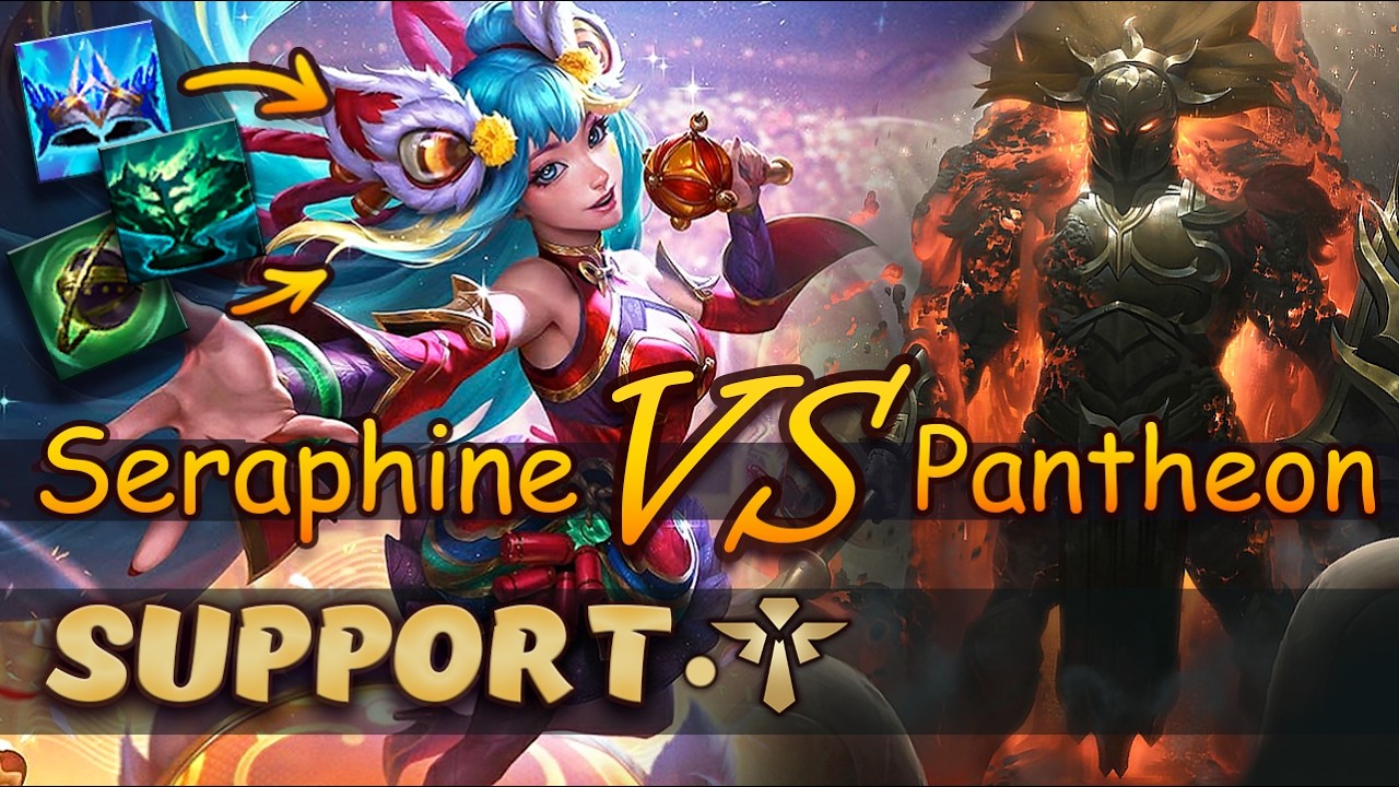 Seraphine & Jinx vs Pantheon & Samira | Support | Full game | League of Legends - patch 26.03