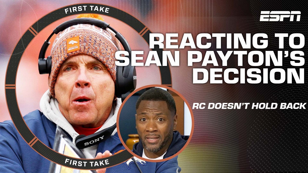 A grown man decision, with a little boy mindset! - RC on Sean Payton passing up FG 👀 | First Take