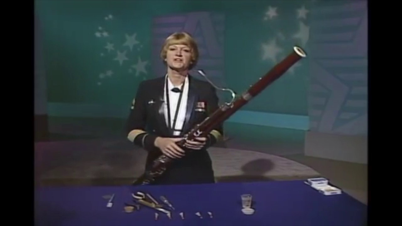 playing the bassoon