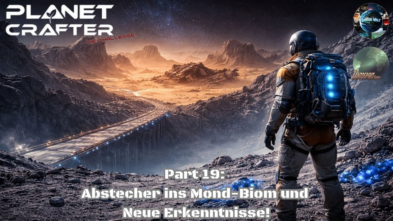 Planet Crafter, die Challenge! - P.19! Abstecher ins Mond-Biom und Neue Erkenntnisse! 🌏 / GP Deutsch
