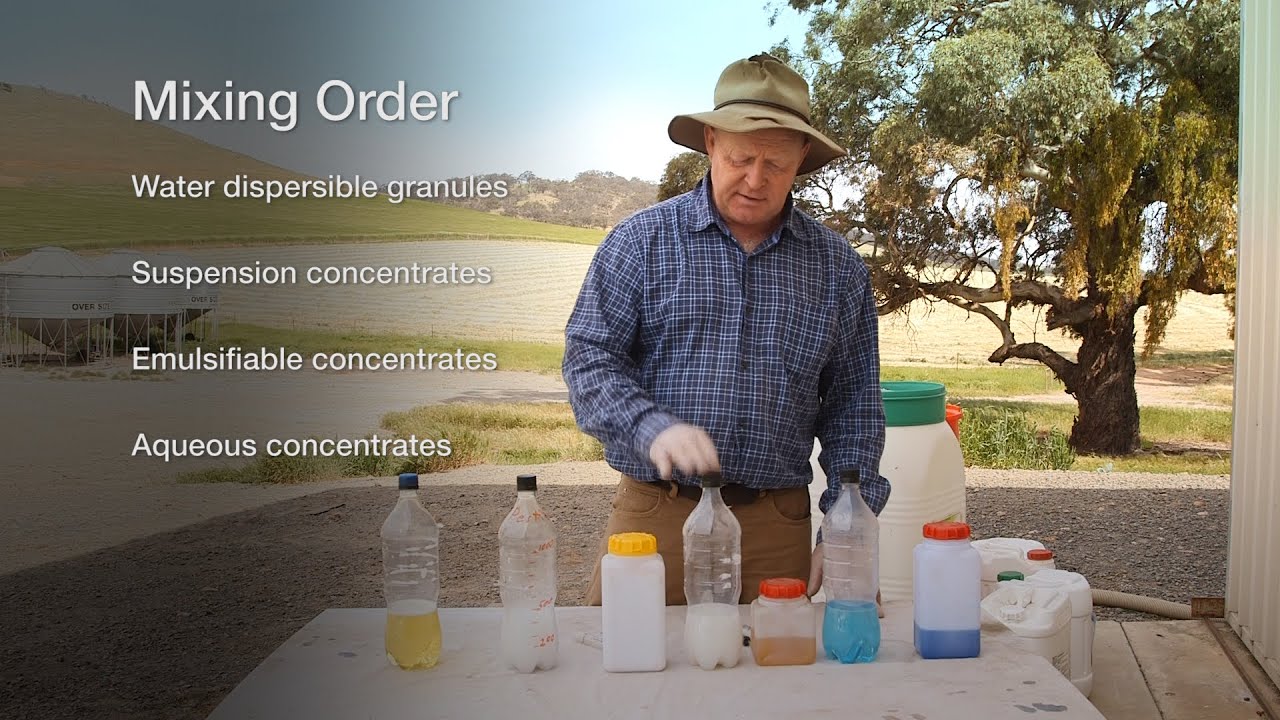 Spray Application GROWNOTES™: Chemical mixing order