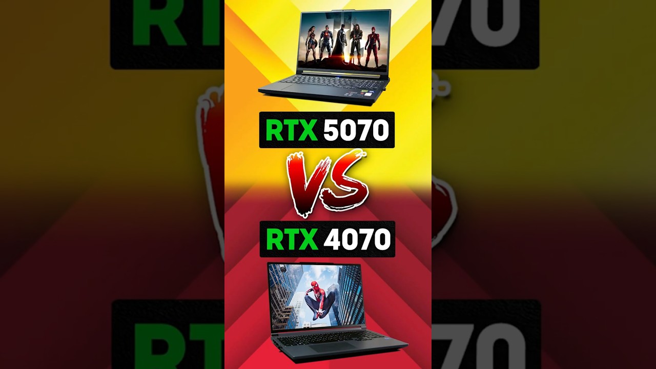 СРАВНЕНИЕ RTX 5070 vs 4070 В НОУТБУКАХ #rtx5070 #nvidia #rtx4070 #legion #laptop #ноутбук