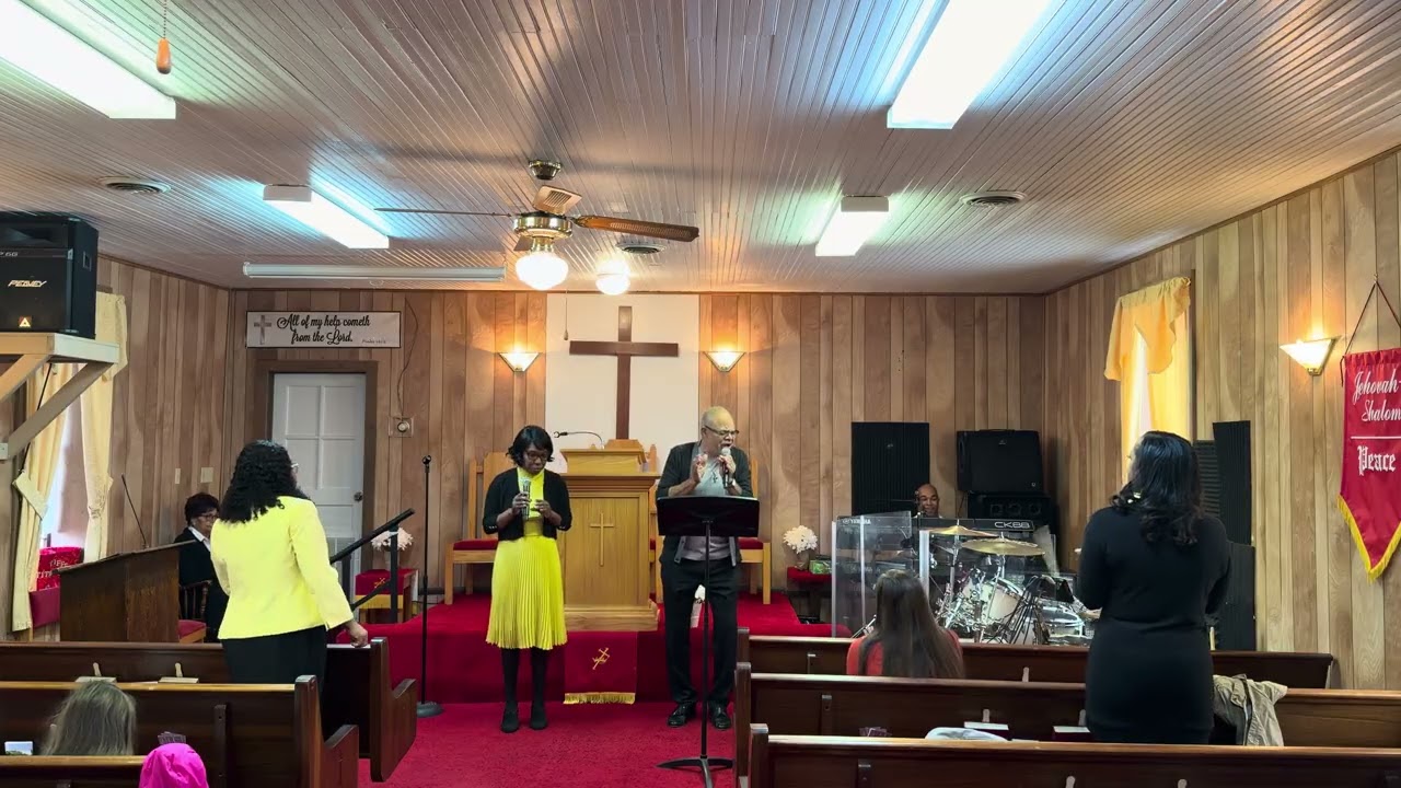 “Can’t nobody do me like Jesus” with Eli on the drums because our drummer couldn’t be there 1/4/26 