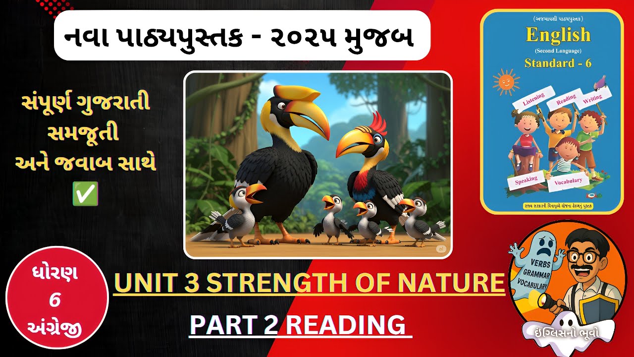 STD 6 ENGLISH | UNIT 3 STRENGTH OF NATURE | PART 2 READING |