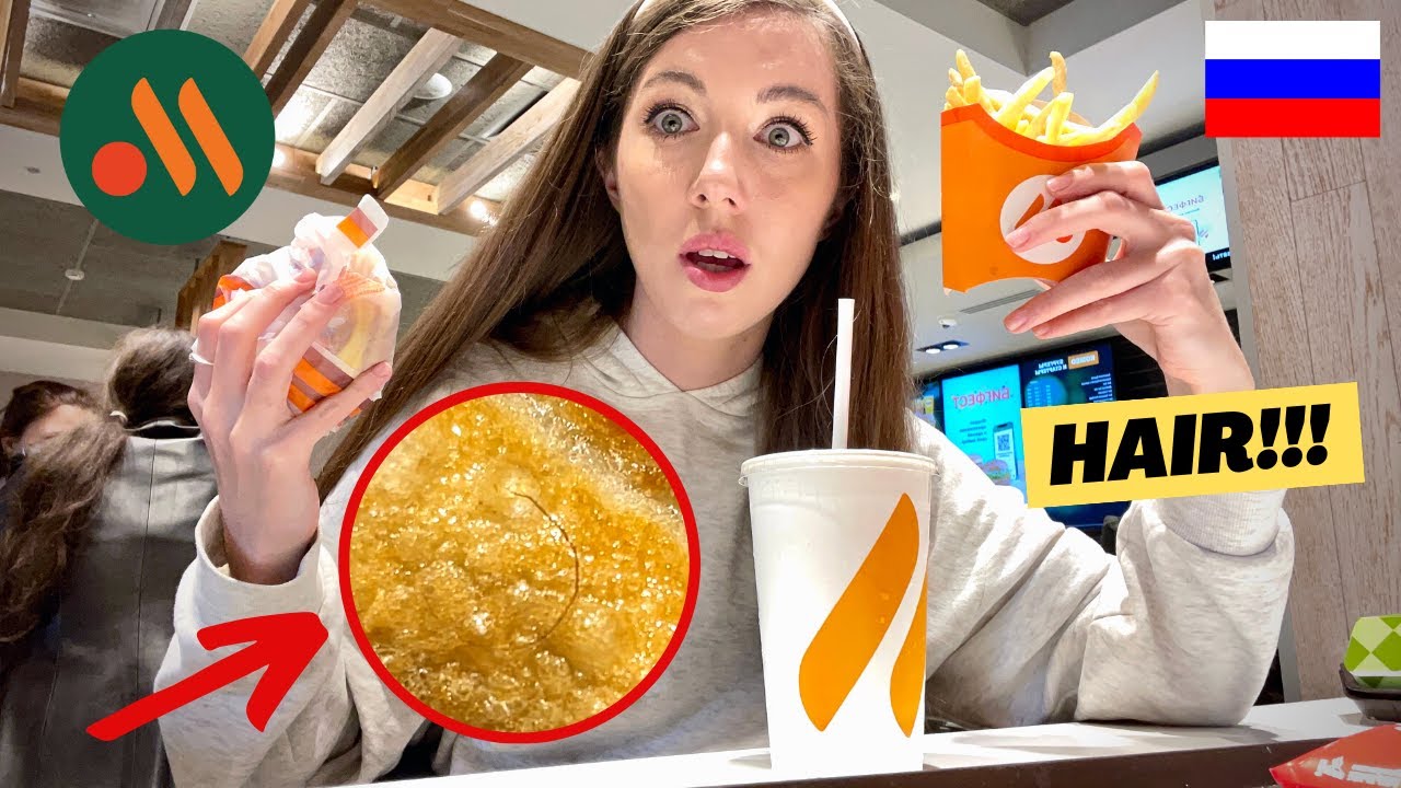 Shocked by Russian McDonalds TASTY AND PERIOD! 🇷🇺  Russia vlog