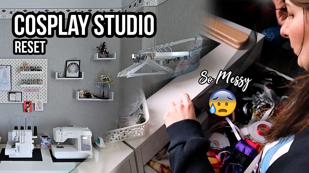 Resetting my cosplay studio and crafting room tour