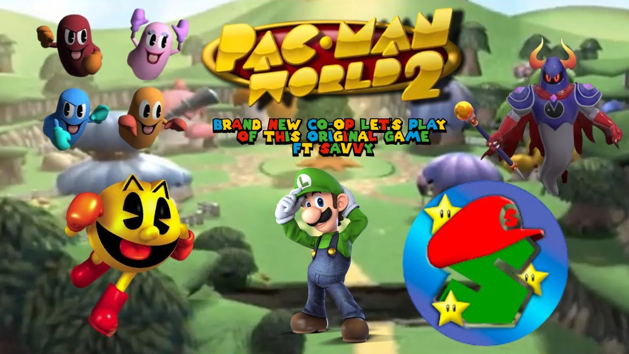 Pac Man World 2 Live Stream Full Playthrough CO-OP Ft Savvy Returning To The Classic Game